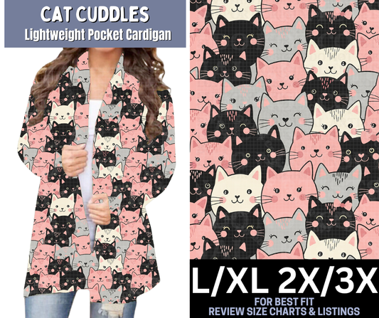 Cat Cuddles Pocket Cardigan