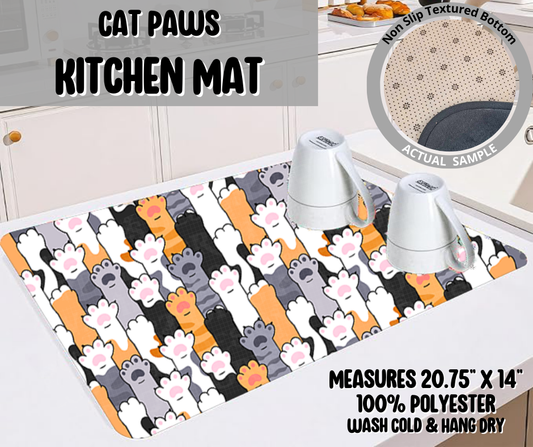 Cat Paws Kitchen Mat