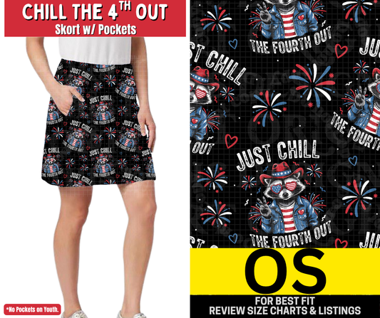 Chill The 4th Out Skort