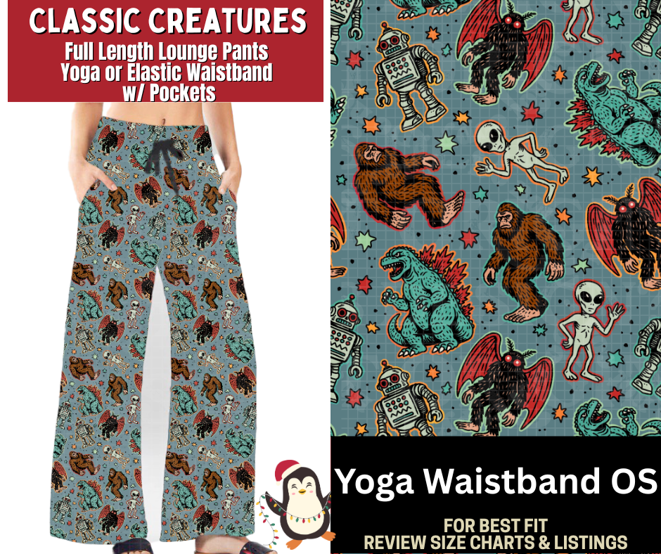Classic Creatures Full Length Lounge Pants