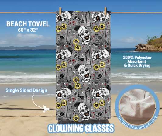 Preorder! Closes 5/15. ETA August. Clowning Glasses Towel