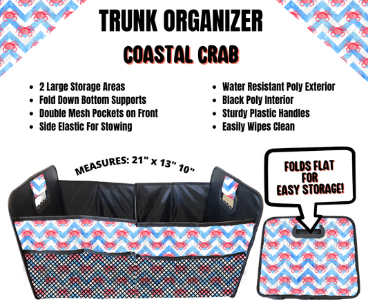 Coastal Crab Trunk Organizer