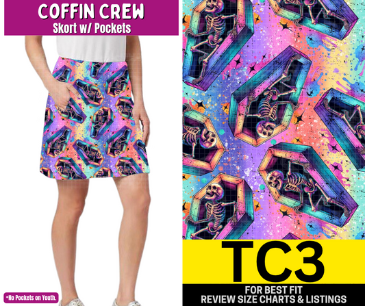 Coffin Crew Skort