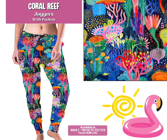 Preorder! Closes 5/6. ETA August. Coral Reef Joggers