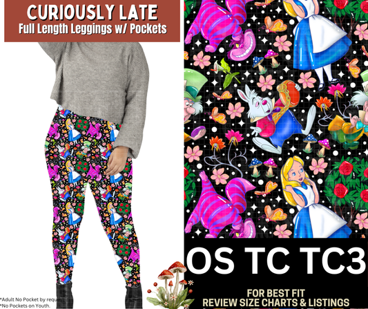 Curiously Late Leggings Choose Fleece or Traditional