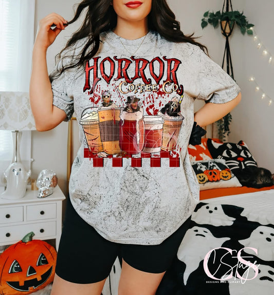 Horror coffee Tee