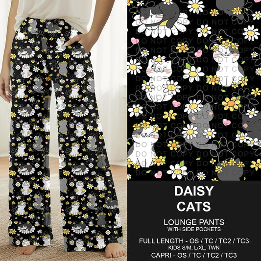 B286 - Preorder Daisy Cats Lounge Pants (Closes 4/19. ETA: late June)