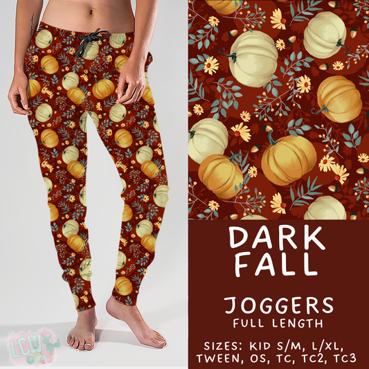 Batch #403 - Hello Fall 2 - Closes 8/28 - ETA mid October - Dark Fall Joggers