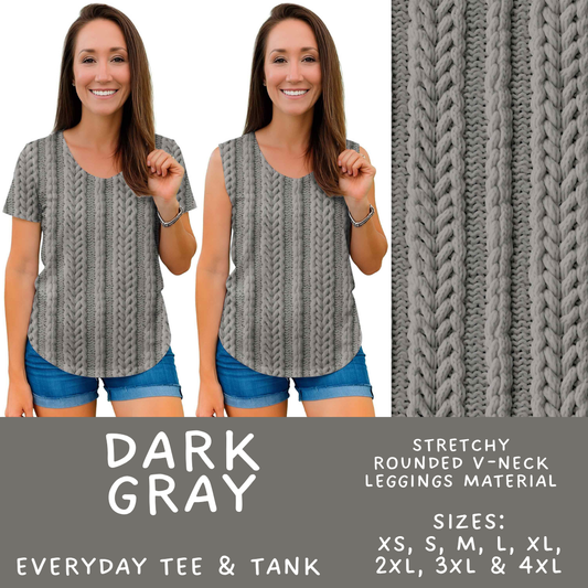 Batch #596 - Sweater Weather - Closes 10/9 - ETA early Dec - Dark Gray Everyday Tank & Tee