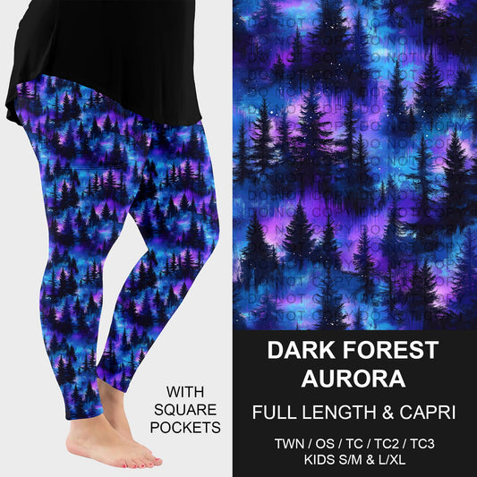 B257 - Preorder Dark Forest Aurora Leggings w/ Pockets (Closes 10/26. ETA: late Dec.)