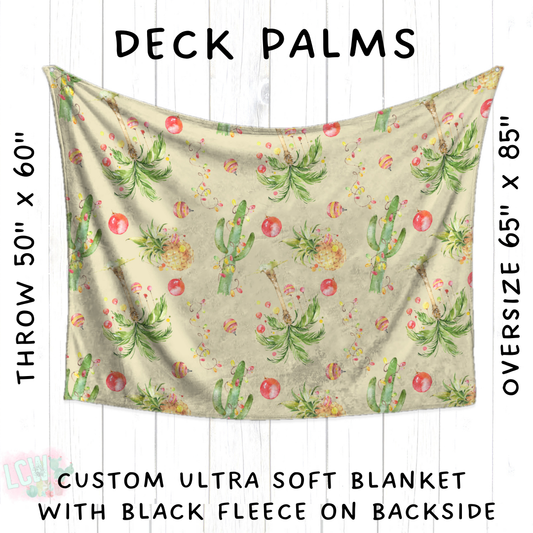 Batch #428 - Christmas Spirit - Closes 10/10 - ETA late Nov - Deck Palms Blanket