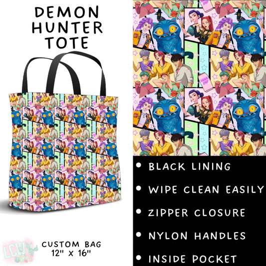 Batch #427 - August Request Run - Closes 10/9 - ETA late Nov - Demon Hunter Tote
