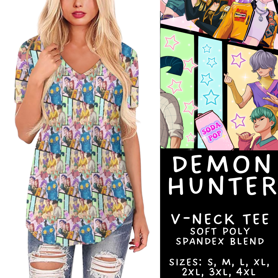 Batch #427 - August Request Run - Closes 10/9 - ETA late Nov - Demon Hunter V-Neck Tee
