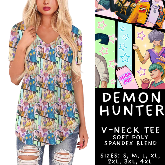Batch #427 - August Request Run - Closes 10/9 - ETA late Nov - Demon Hunter V-Neck Tee