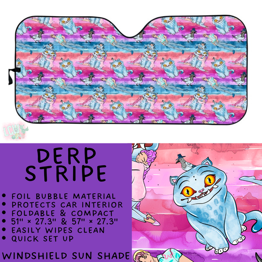 Batch #554 - Car Accessories 3 - Closes 7/10 - ETA early/mid Sept - Derp Stripe Windshield Sun Shade