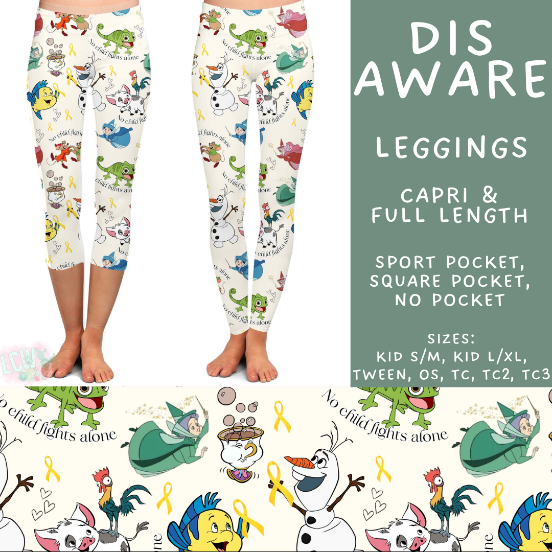 Batch #541 - Magical Faves 21 - Closes 6/10 - ETA mid August - Dis Aware Full and Capri Length Leggings