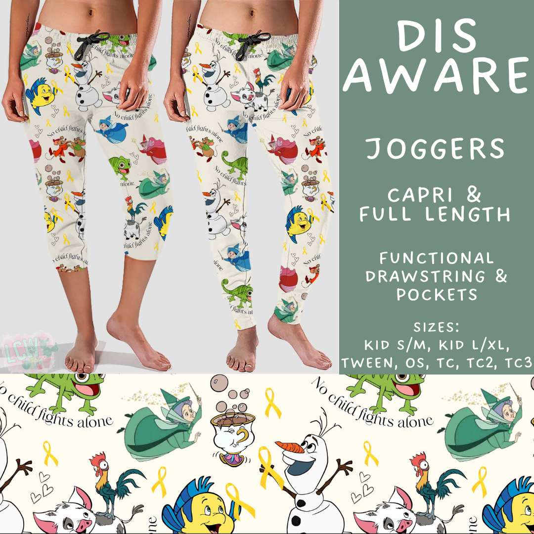 Batch #541 - Magical Faves 21 - Closes 6/10 - ETA mid August - Dis Aware Full and Capri Length Joggers