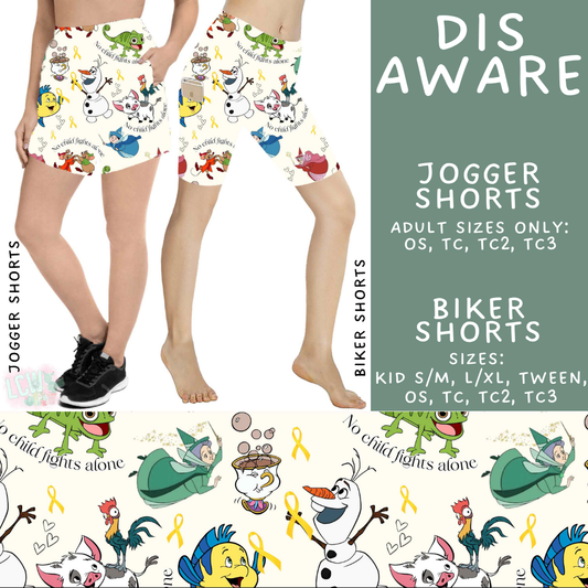 Batch #541 - Magical Faves 21 - Closes 6/10 - ETA mid August - Dis Aware Biker & Jogger Shorts