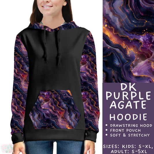 Batch #448 - Agate Collection - Closes 11/17 - ETA early Jan - Dk Purple Agate Hoodie