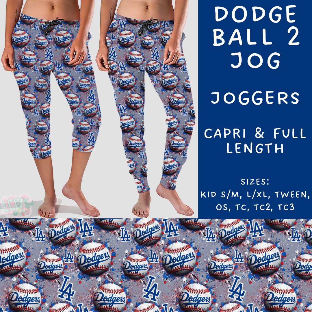 Batch #498 - Strike Out 3 - Closes 3/2 - ETA early May - Dodge Ball 2 Full and Capri Length Joggers - Alonna's Legging Land