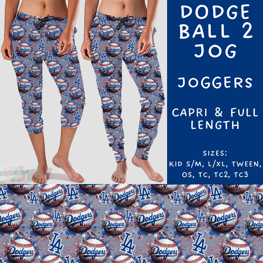 Batch #451 - World Series Collection - Closes 11/20 - ETA Late Dec - Dodge Ball 2 Full and Capri Length Joggers