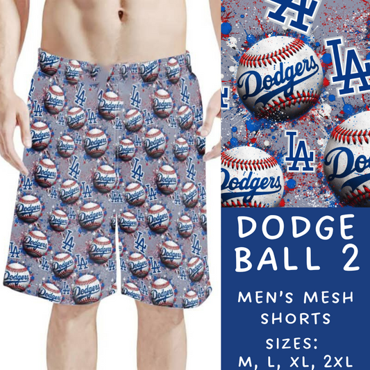 Batch #498 - Strike Out 3 - Closes 3/2 - ETA early May - Dodge Ball 2 Men's Shorts