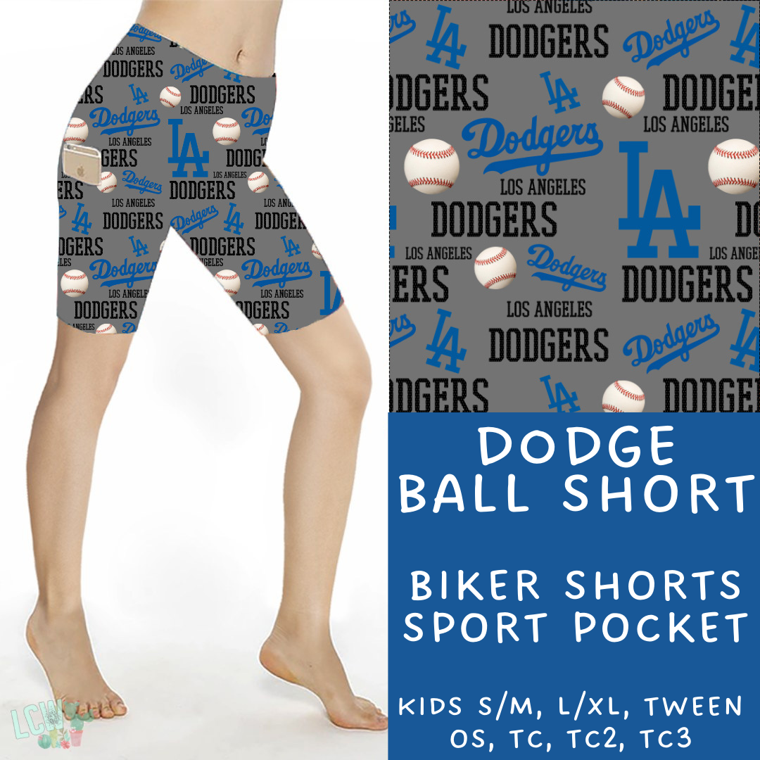 Batch #451 - World Series Collection - Closes 11/20 - ETA Late Dec - Dodge Ball Biker Short