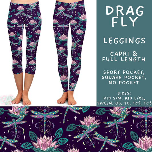 Batch #562 - Fun Run 25 - Closes 7/29 - ETA late Sept - Drag Fly Full and Capri Length Leggings
