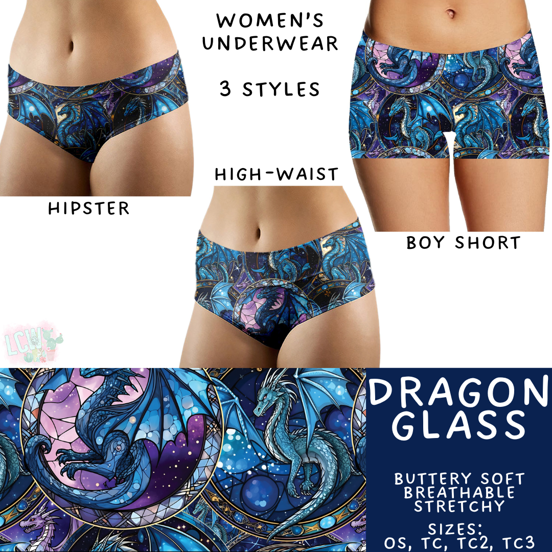 Batch #473 - Comfortable Underwear 5 - Closes 1/9 - ETA early March - Dragon Glass Women's Underwear