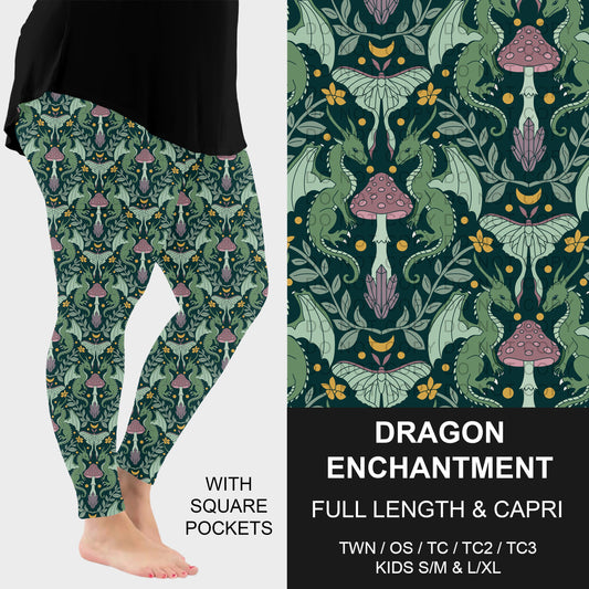 B309 - Preorder Dragon Enchantment Leggings w/ Pockets (Closes 8/23. ETA: late Oct.)