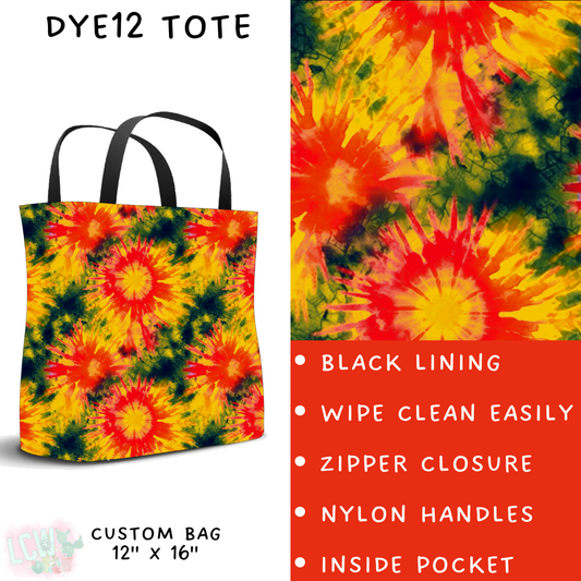 Batch #341 - Tie Dye Collection - Closes 5/19 - ETA early July - DYE12 Tote