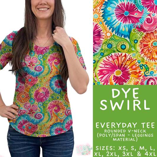 Batch #538 - Fun Run 23 - Closes 6/3 - ETA early August - Dye Swirl Everyday Tee