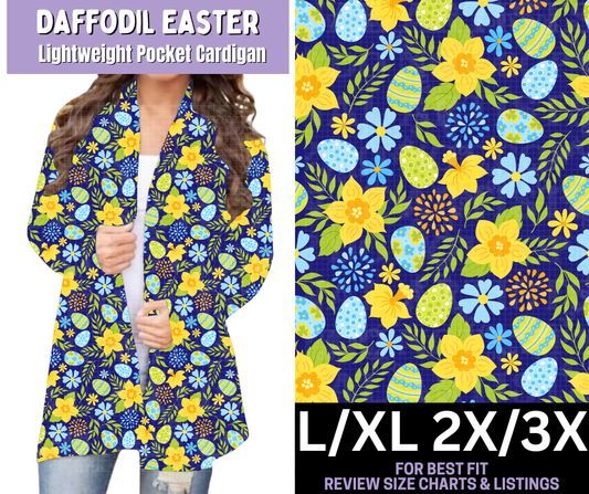 Daffodil Easter Pocket Cardigan