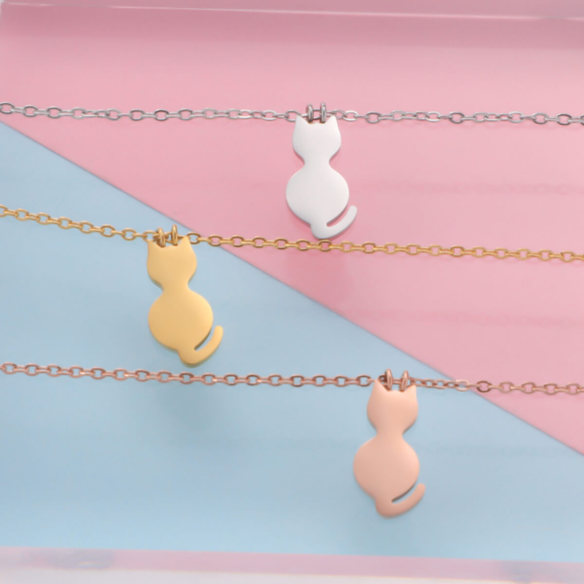 DAINTY CAT NECKLACE - Alonna's Legging Land