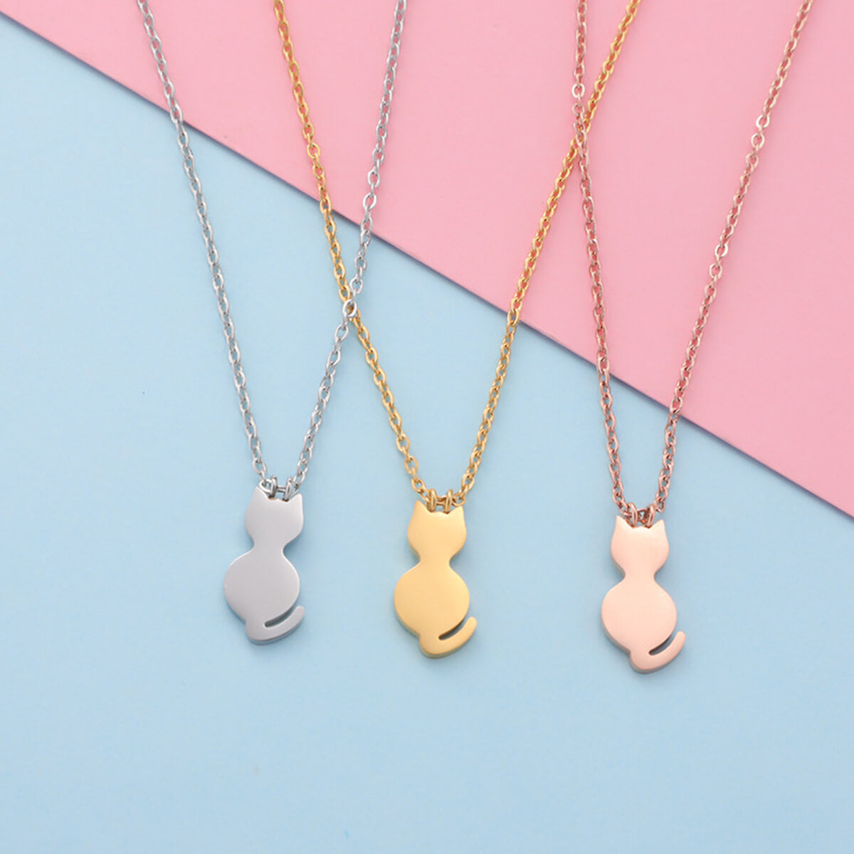 DAINTY CAT NECKLACE - Alonna's Legging Land