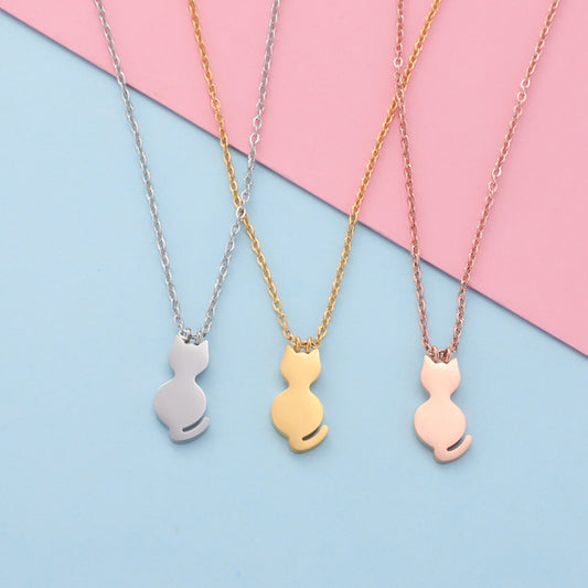 DAINTY CAT NECKLACE - Alonna's Legging Land
