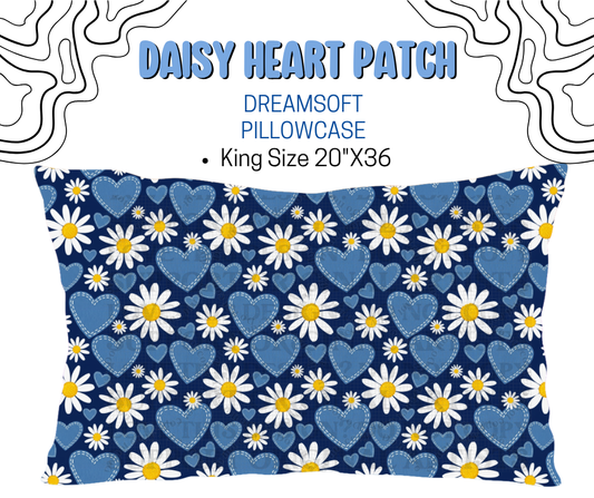 Daisy Heart Patch Dreamsoft Pillowcases