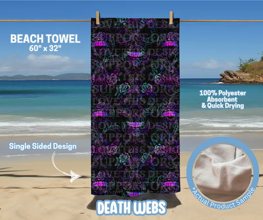 Preorder! Closes 5/15. ETA August. Death Webs Towel