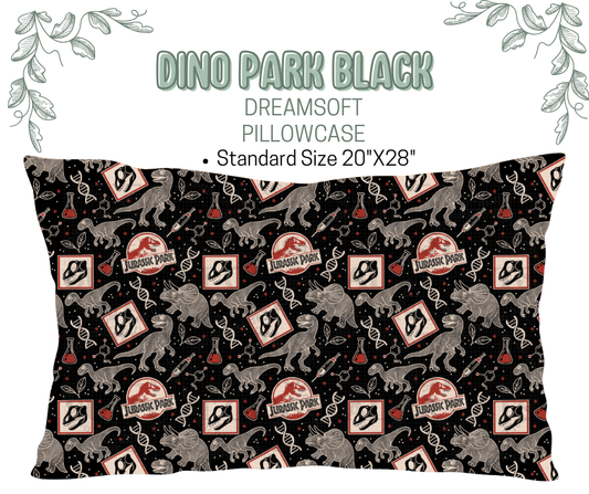 Dino Park Black Dreamsoft Pillowcases