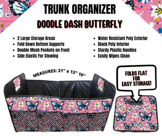 Doodle Dash Butterfly Trunk Organizer