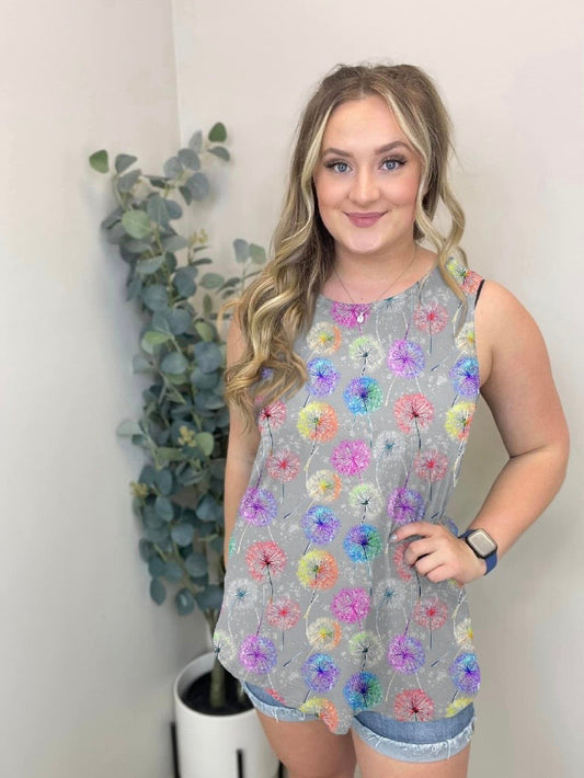 Bright Wishes Tank Top | Run Ends 2/24 | ETA 42 Days - Alonna's Legging Land