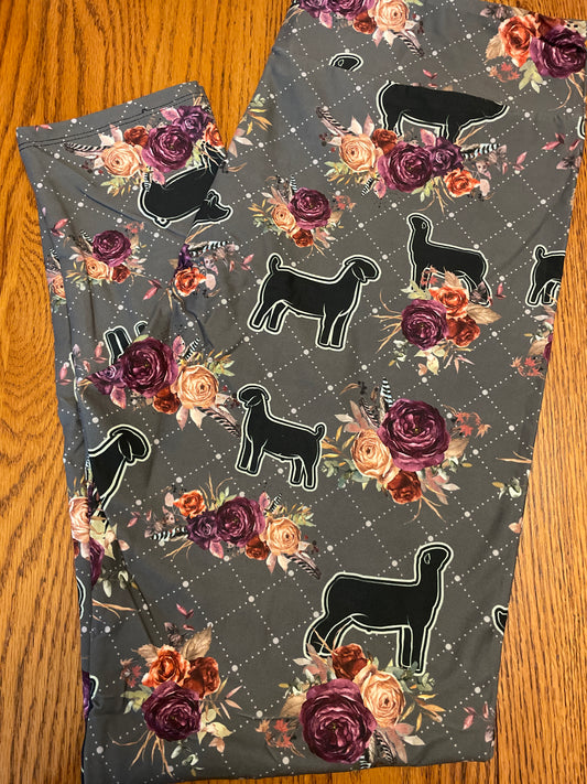 Farm life floral silhouette TC2 full length