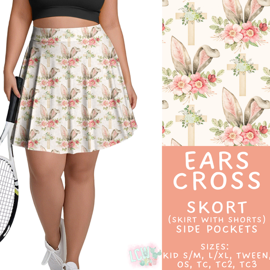 Batch #478 - Bunny Trail Collection - Closes 1/12 ETA - Early March - Ears Cross Skort