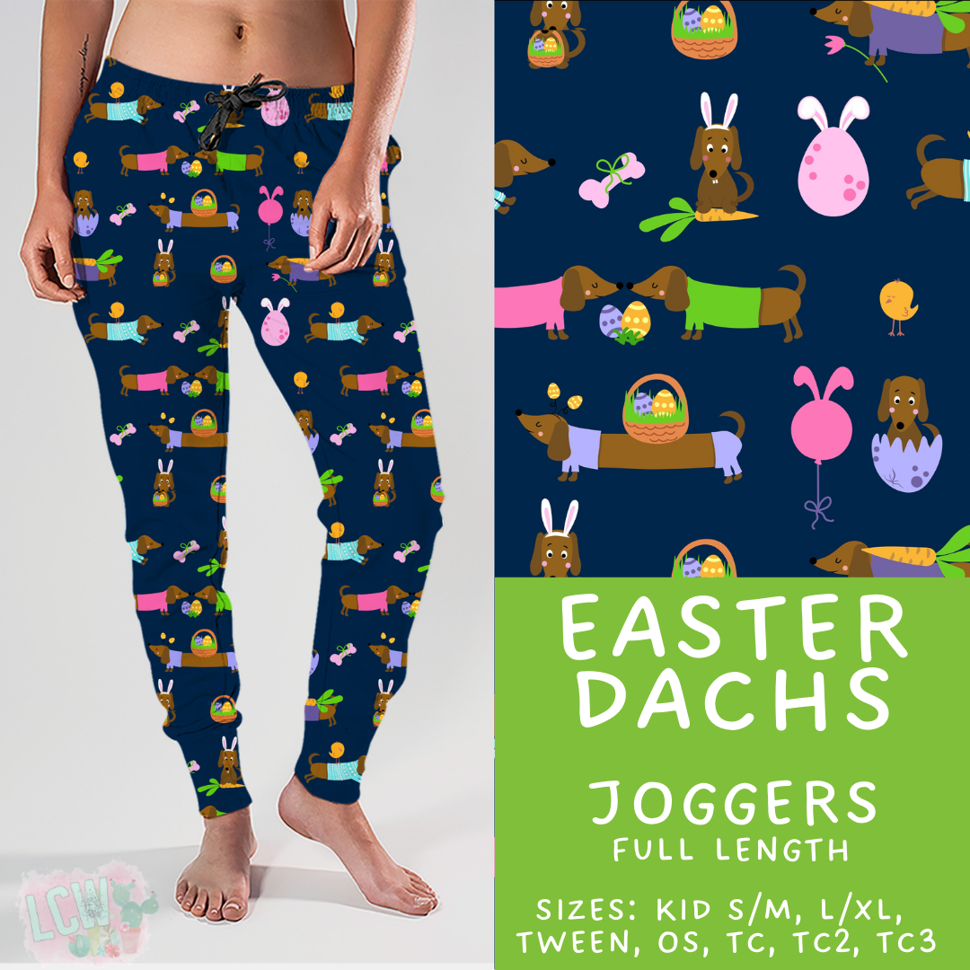 Batch #478 - Bunny Trail Collection - Closes 1/12 ETA - Early March - Easter Dachs Joggers