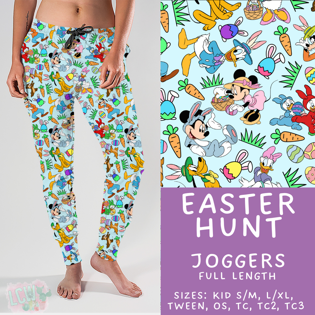 Batch #477 - Magical Character Easter - Closes 1/12 ETA - Early March - Easter Hunt Joggers