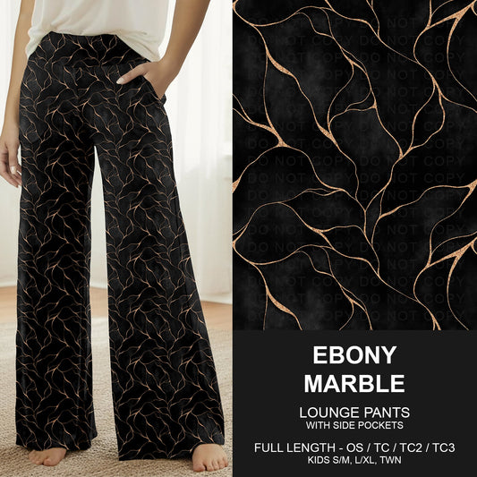 B261 - Preorder Ebony Marble Lounge Pants (Closes 11/16. ETA late Jan.)