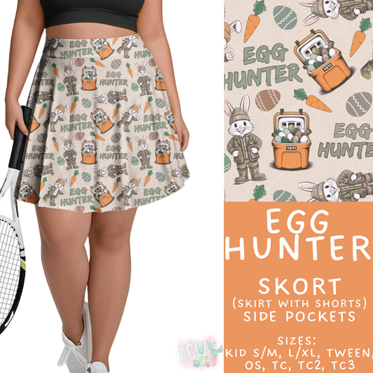 Batch #478 - Bunny Trail Collection - Closes 1/12 ETA - Early March - Egg Hunter Skort