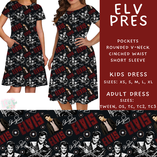 Batch #475 - Stars 2 Collection - Closes 1/14 - ETA early/mid March - Elv Pres Adult & Kids Dresses