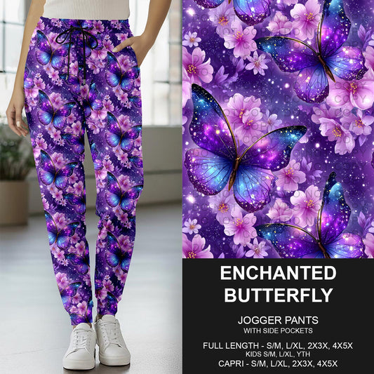 B274 - Preorder Enchanted Butterfly Joggers (Closes 2/22. ETA: late April) - Alonna's Legging Land