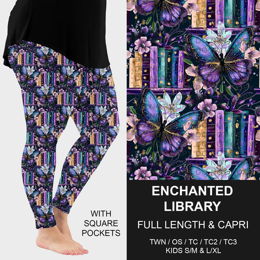 B292 - Preorder Enchanted Library Leggings w/ Pockets (Closes 5/24. ETA: late July)
